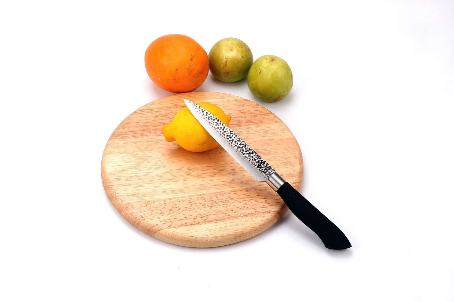 Embossed Hammered Blades 3 Piece Knife Set - GIFT SET BUNDLE